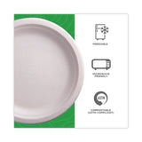 Eco-Products® Renewable Sugarcane Plates, 9" dia, Natural White, 500/Carton (ECOEPP013) Case of 500