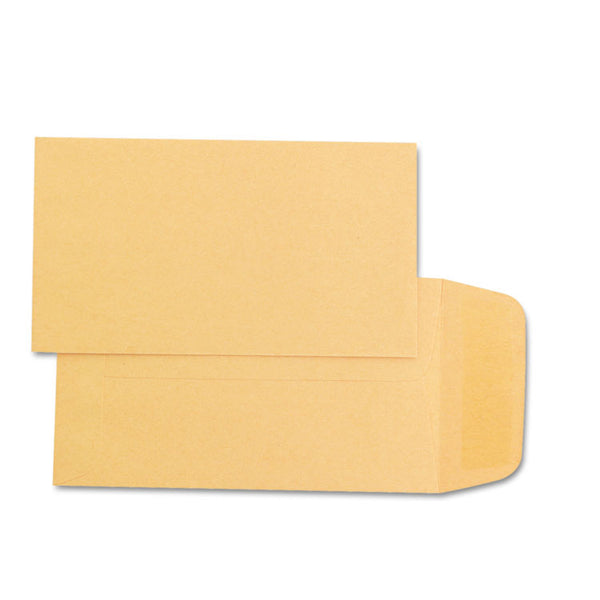 Quality Park™ Kraft Coin and Small Parts Envelope, #1, Square Flap, Gummed Closure, 2.25 x 3.5, Light Brown Kraft, 500/Box (QUA50162) Box of 500