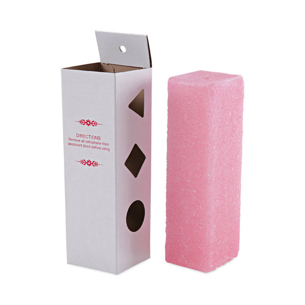 Boardwalk® Deodorizing Para Wall Blocks, 24 oz, Pink, Cherry, 6/Box (BWKW24)