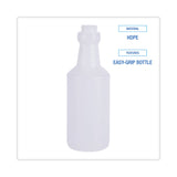 Boardwalk® Handi-Hold Spray Bottle, 16 oz, Clear, 24/Carton (BWK00016)