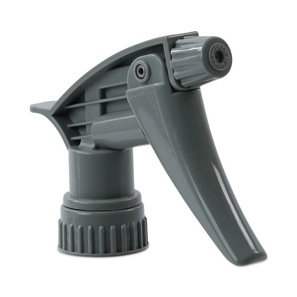 Boardwalk® Chemical-Resistant Trigger Sprayer 320CR, 7.25" Tube, Fits16 oz Bottles, Gray, 24/Carton (BWK72108)