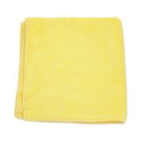 HOSPECO® MicroWorks Microfiber Towels, 12 x 12, Yellow, Dozen (HOS2501YDZ) 1 Dozen