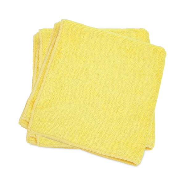 HOSPECO® MicroWorks Microfiber Towels, 12 x 12, Yellow, Dozen (HOS2501YDZ) 1 Dozen