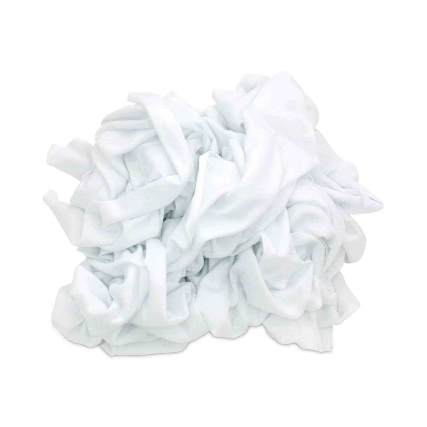 HOSPECO® Reclaimed White Knit Rags, 10 lb/Carton (HOS34010) Case of 10 ...