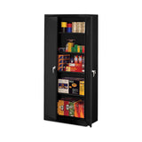 Alera® Assembled 78" High Heavy-Duty Welded Storage Cabinet, Four Adjustable Shelves, 36w x 24d, Black (ALECM7824BK)