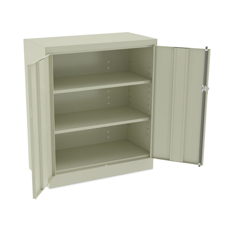 Alera® Economy Assembled Storage Cabinet, 36w x 18d x 42h, Putty (ALECME4218PY)