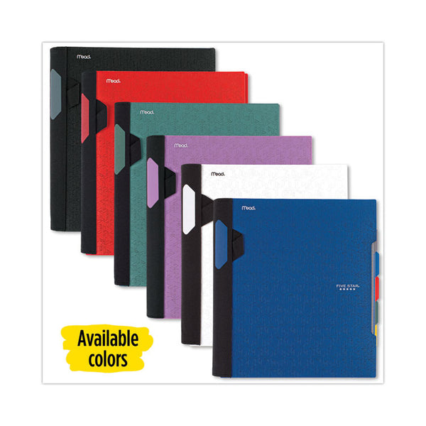 Five Star® Advance Wirebound Notebook, Ten Pockets, 5-Subject, Medium/College Rule, Randomly Assorted Cover Color, (200) 11 x 8.5 Sheets (MEA06326) Each