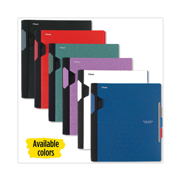 Five Star® Advance Wirebound Notebook, Six Pockets, 3-Subject, Medium/College Rule, Randomly Assorted Cover Color, (150) 11 x 8.5 Sheets (MEA06324) Each