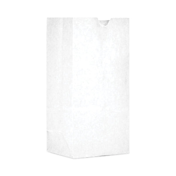 AJM Packaging Corporation Grocery Bag, 7" x 10.5", White, 500/Carton (BAGGW1500) Case of 500