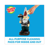 Scotch-Brite® Dobie All-Purpose Cleaning Pad, 3.15 x 4.95, 2.24" Thick, Yellow, 24/Carton (MMM56855) Case of 24