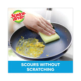Scotch-Brite® Dobie All-Purpose Cleaning Pad, 3.15 x 4.95, 2.24" Thick, Yellow, 24/Carton (MMM56855) Case of 24