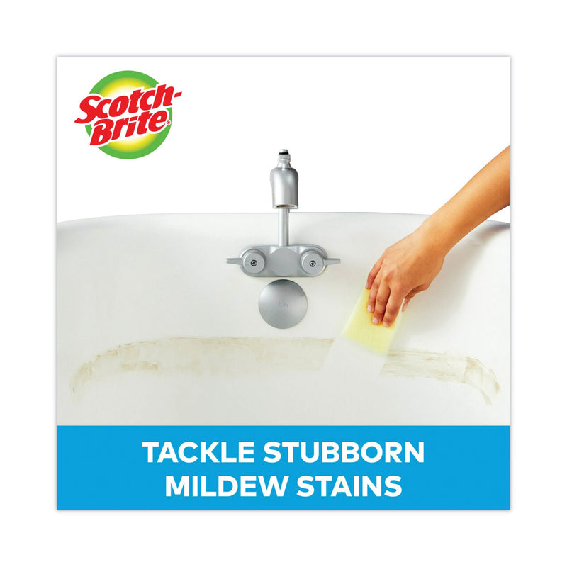 Scotch-Brite® Dobie All-Purpose Cleaning Pad, 3.15 x 4.95, 2.24" Thick, Yellow, 24/Carton (MMM56855) Case of 24