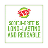 Scotch-Brite® Dobie All-Purpose Cleaning Pad, 3.15 x 4.95, 2.24" Thick, Yellow, 24/Carton (MMM56855) Case of 24