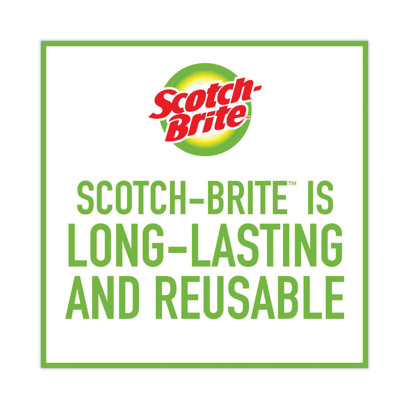 Scotch-Brite® Dobie All-Purpose Cleaning Pad, 3.15 x 4.95, 2.24" Thick, Yellow, 24/Carton (MMM56855) Case of 24