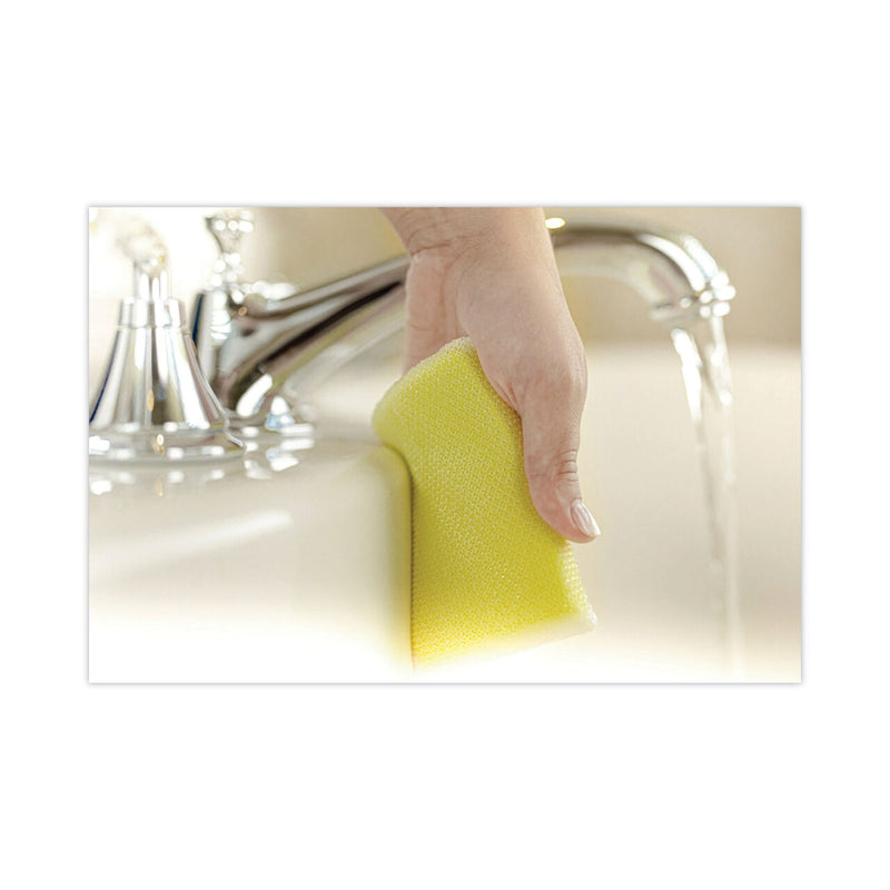 Scotch-Brite® Dobie All-Purpose Cleaning Pad, 3.15 x 4.95, 2.24" Thick, Yellow, 24/Carton (MMM56855) Case of 24