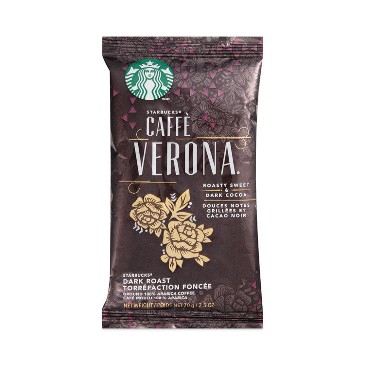 Starbucks® Coffee, Caffe Verona, 2.5 oz Packet, 18/Box (SBK11018192)