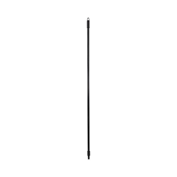 Boardwalk® Fiberglass Broom Handle, Nylon Plastic Threaded End, 1" dia x 60", Black (BWK636) Each