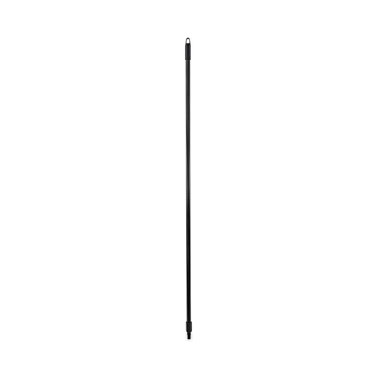 Boardwalk® Fiberglass Broom Handle, Nylon Plastic Threaded End, 1" dia x 60", Black (BWK636) Each