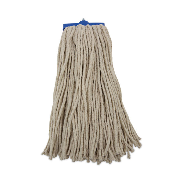 Boardwalk® Cut-End Lie-Flat Wet Mop Head, Cotton, 16oz, White (BWK716CEA)