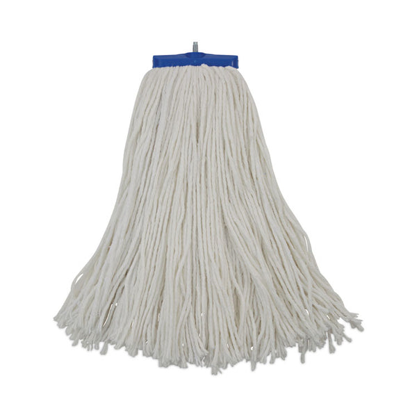 Boardwalk® Cut-End Lie-Flat Wet Mop Head, Rayon, 16oz, White, 12/Carton (BWK716RCT)