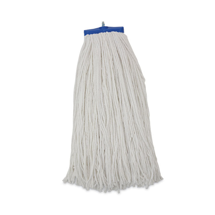 Boardwalk® Cut-End Lie-Flat Wet Mop Head, Rayon, 24oz, White (BWK724REA) Each