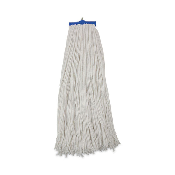 Boardwalk® Mop Head, Economical Lie-Flat Head, Rayon Fiber, 32-Oz., White, 12/Carton (BWK732R) Case of 12