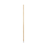 Boardwalk® Lie-Flat Screw-In Mop Handle, Lacquered Wood, 1.13" dia x 54", Natural (BWK833)