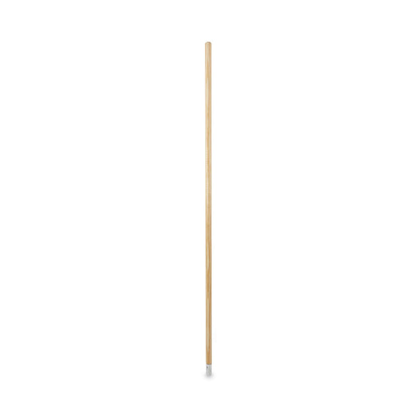 Boardwalk® Lie-Flat Screw-In Mop Handle, Lacquered Wood, 1.13" dia x 54", Natural (BWK833)
