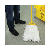 Boardwalk® Mop Head, Looped, Enviro Clean With Tailband, Large, White, 12/Carton (BWK8003) Case of 12