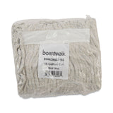 Boardwalk® Mop Head, Cotton, Cut-End, White, 4-Ply, #16 Band, 12/Carton (BWKCM02016S) Case of 12