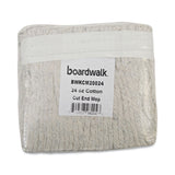 Boardwalk® Banded Cotton Mop Heads, 24oz, White, 12/Carton (BWKCM20024)