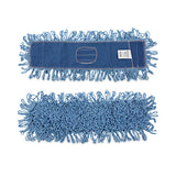 Boardwalk® Dry Mopping Kit, 24 x 5 Blue Synthetic Head, 60" Natural Wood/Metal Handle (BWKHL245BSPC) Each