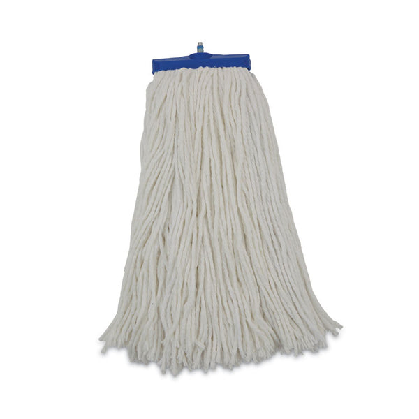 Boardwalk® Cut-End Lie-Flat Mop Head, Rayon, 16oz, White, 12/Carton (BWKRM32016)