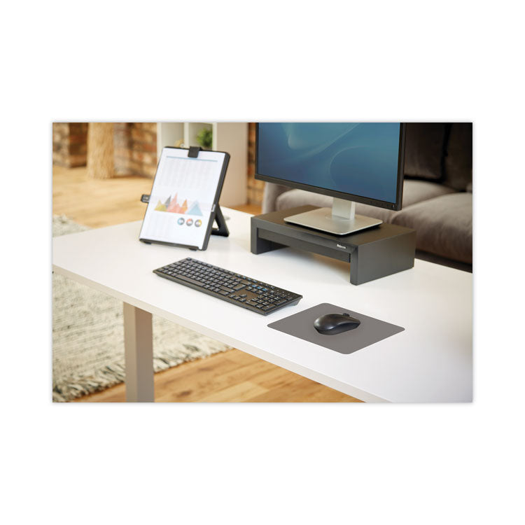 Fellowes® Ultra Thin Mouse Pad with Microban Protection, 9 x 7, Graphite (FEL5908201)