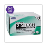 Kimtech™ Kimwipes Delicate Task Wipers, 1-Ply, 4.4 x 8.4, Unscented, White, 280/Box, 30 Boxes/Carton (KCC34120)