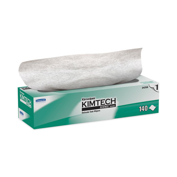 Kimtech™ Kimwipes Delicate Task Wipers, 1-Ply, 14.7 x 16.6, Unscented, White, 144/Box, 15 Boxes/Carton (KCC34256CT)