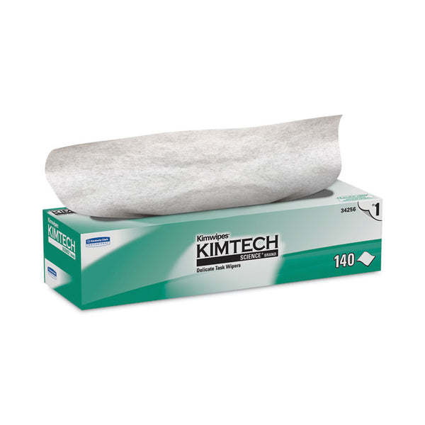 Kimtech™ Kimwipes Delicate Task Wipers, 1-Ply, 14.7 x 16.6, Unscented, White, 144/Box (KCC34256BX)