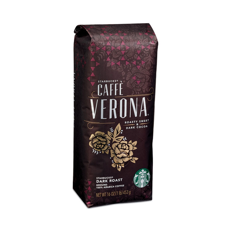 Starbucks® Coffee, Caffe Verona, 1 lb Bag, 6/Carton (SBK11018131CT) Each