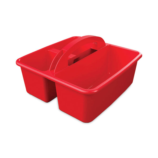 Deflecto Antimicrobial Creativity Storage Caddy, Red (DEF39505RED) Each