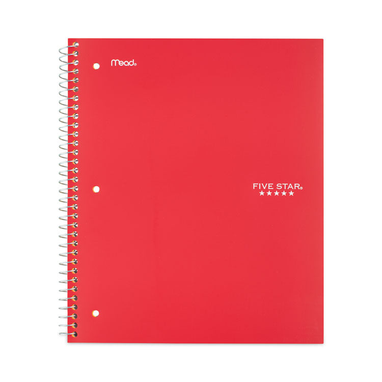 Five Star® MEA5200 Wirebound Notebook with Two Pockets, 1-Subject, Wide ...