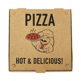 BluTable Pizza Boxes, 12 x 12 x 2, Kraft, Paper, 50/Pack (RMA661631253311)