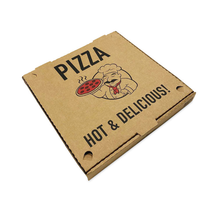 BluTable Pizza Boxes , 16 x 16 x 2, Kraft, Paper, 50/Pack (RMA661631253342)