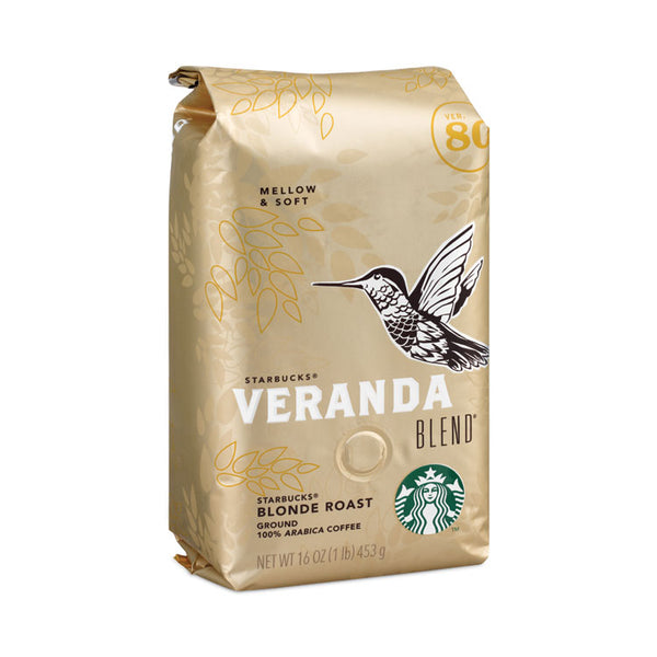 Starbucks® VERANDA BLEND Coffee, Ground,1 lb Bag, 6/Carton (SBK11019631CT)