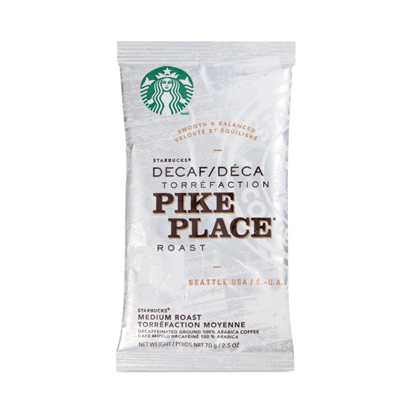Starbucks® Coffee, Pike Place Decaf, 2.7 oz Packet, 72/Carton (SBK11023061CT)