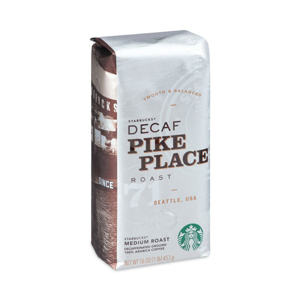 Starbucks® Coffee, Pike Place Decaf, 1 lb Bag, , 6/Carton (SBK11029358CT)