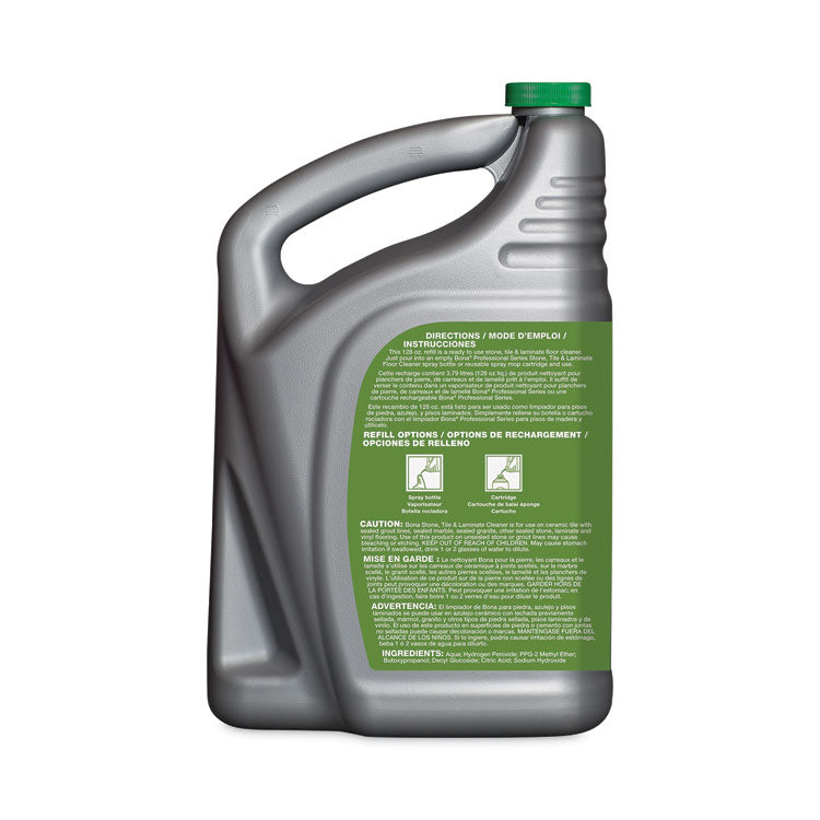 Bona® Stone, Tile and Laminate Floor Cleaner, Fresh Scent, 1 gal Refill Bottle (BNAWM700018175)