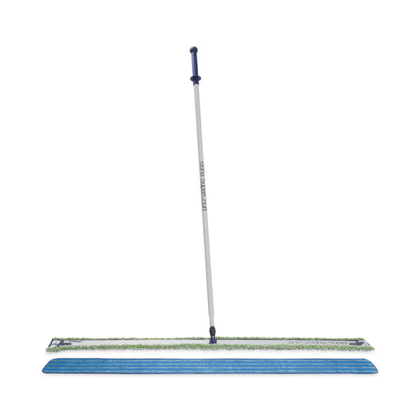 Bona® SuperCourt Athletic Floor Care System, 60" Wide  Microfiber Head, 66" Silver/Blue Aluminum Handle (BNAWM710013471) Each