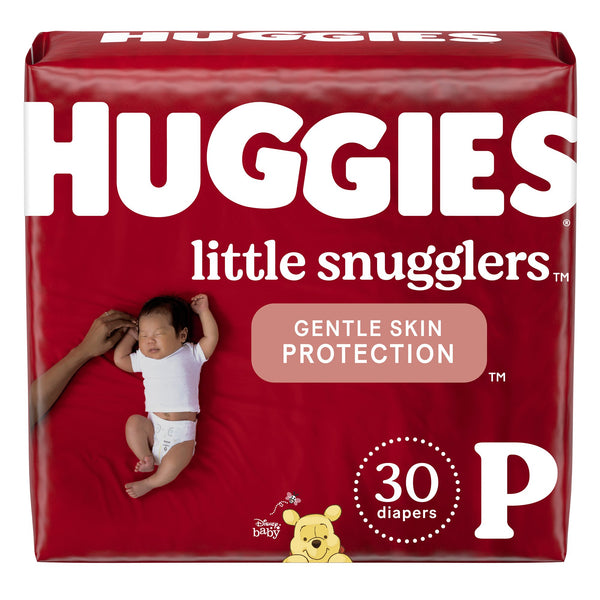 Huggies® Little Snugglers Unisex Baby Diaper Preemie Disposable Heavy Absorbency (321308_CS) 180/CS