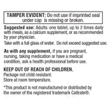 Geri-Care® Joint Health Supplement Vitamin D3 / Calcium Carbonate 200 IU - 600 mg Strength Tablet 60 per Bottle (1240592_CS) 720/CS