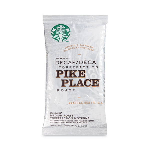 Starbucks® Coffee, Pike Place Decaf, 2 1/2 oz Packet, 18/Box (SBK11023061)